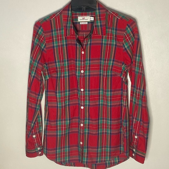 Vineyard Vines Tops - Vineyard Vines women’s Plaid Casual Shirt